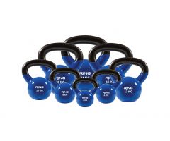 RING set kettlebell vinyl RX DB2174-100kg blue