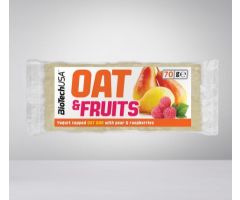 Oat &amp; Fruits Bar 70g Kruška Malina Jogurt BioTechUsa