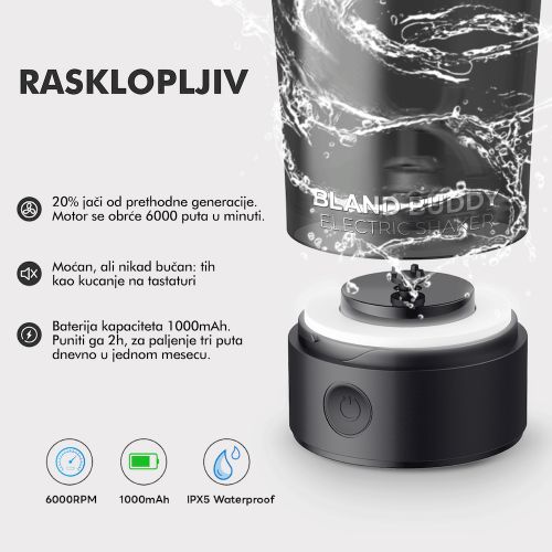 Električni šejker za proteine-AL BLANDBUDDY1-OLIVE