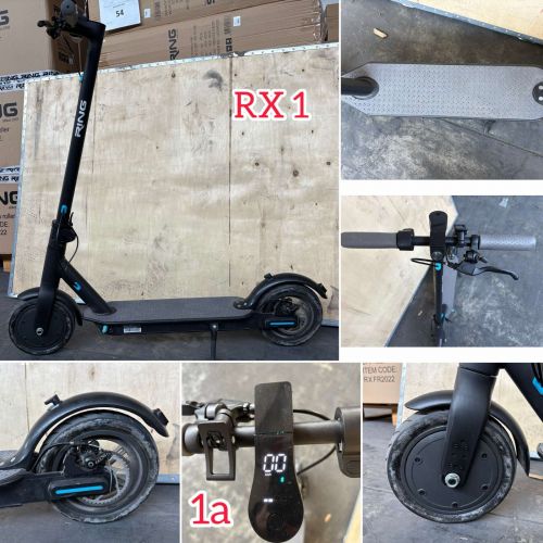 RING električni trotinet RX1 black OUTLET
