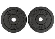 RING Tegovi 2x5kg crni standardni liveni - RX PLO1-5